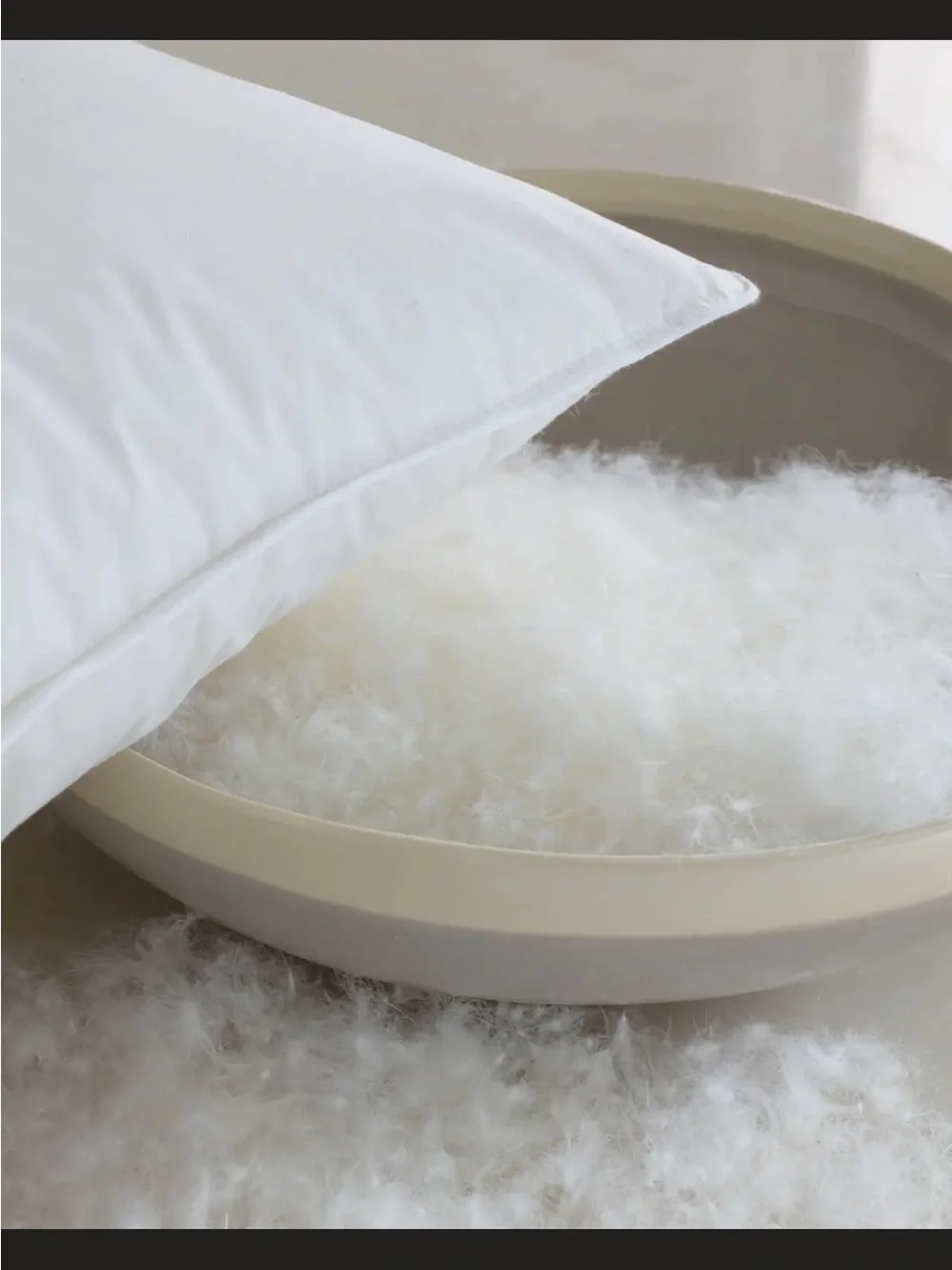 Quince White Down-Alternative Pillow - Soft White Comfort